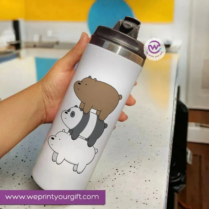 Ordinary Starbucks Mug - Stainless Steel - We bare bears - WE PRINT