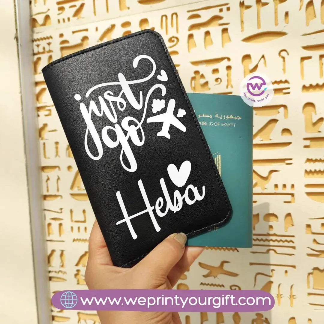 Personalised Passport Cover- Names - WE PRINT