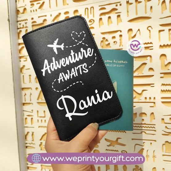 Personalised Passport Cover- Names - WE PRINT
