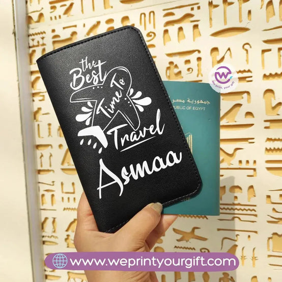 Personalised Passport Cover- Names - WE PRINT