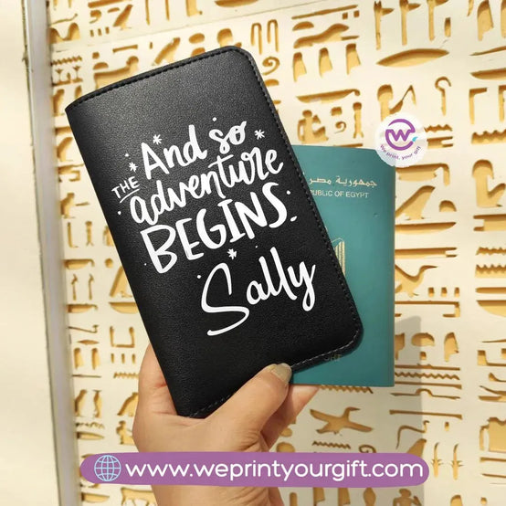 Personalised Passport Cover- Names - WE PRINT