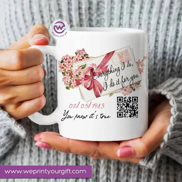 Personalized Custom Mugs -Valentine's Day -A - WE PRINT