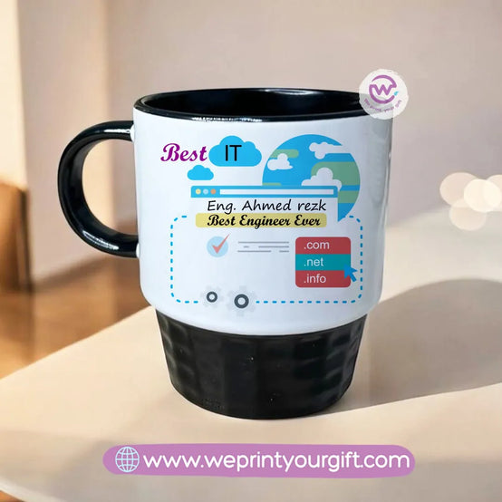 Personalized Mug- Ribbed Mug - Jobs - WE PRINT