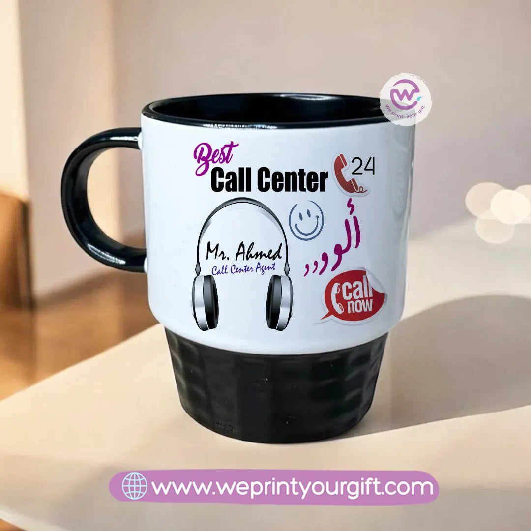 Personalized Mug- Ribbed Mug - Jobs - WE PRINT
