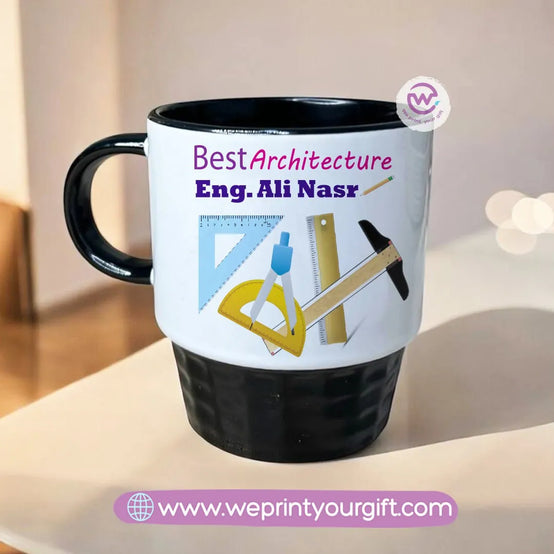 Personalized Mug- Ribbed Mug - Jobs - WE PRINT