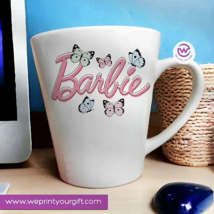 Personalized Mugs -Conical - Barbie - WE PRINT