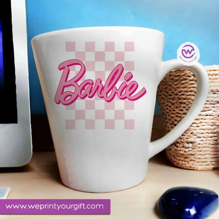 Personalized Mugs -Conical - Barbie - WE PRINT