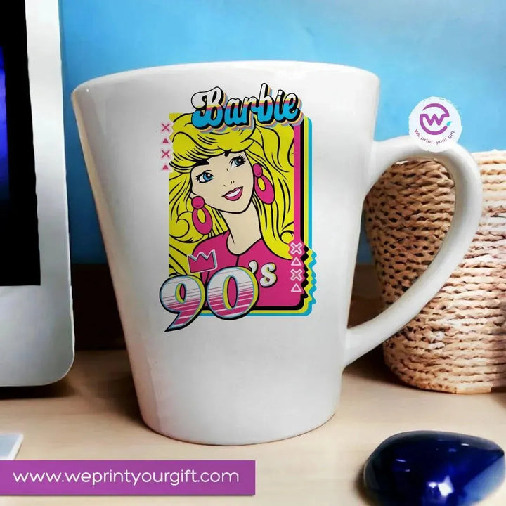 Personalized Mugs -Conical - Barbie - WE PRINT