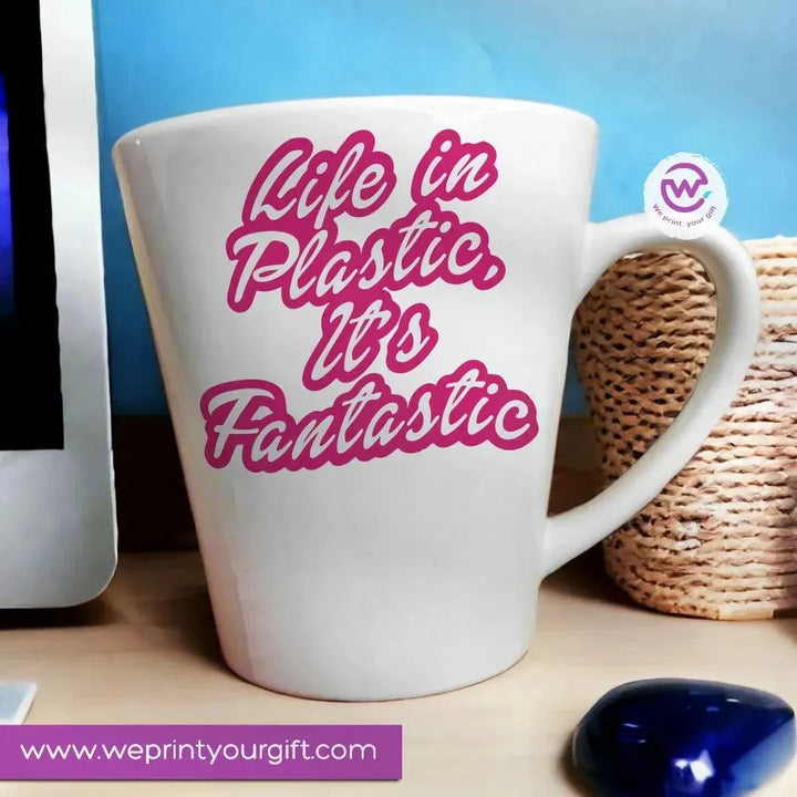 Personalized Mugs -Conical - Barbie - WE PRINT