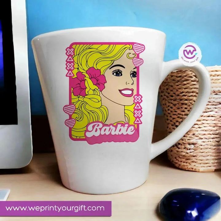 Personalized Mugs -Conical - Barbie - WE PRINT