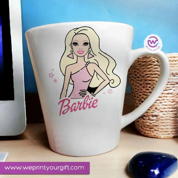 Personalized Mugs -Conical - Barbie - WE PRINT