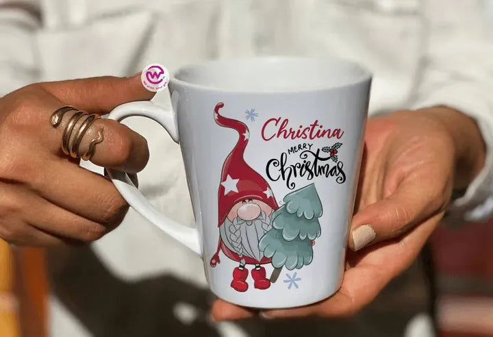 Personalized Mugs -Conical - Christmas Day - WE PRINT