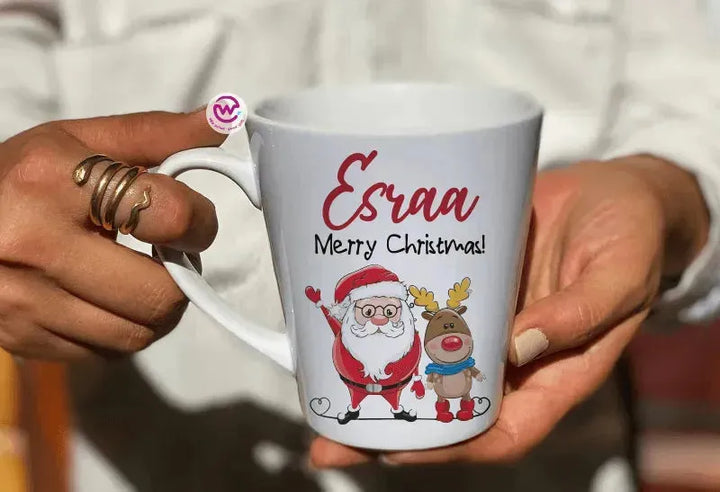 Personalized Mugs -Conical - Christmas Day - WE PRINT