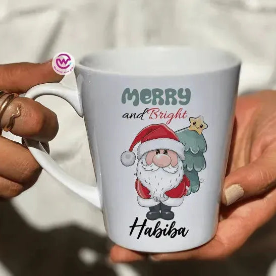 Personalized Mugs -Conical - Christmas Day - WE PRINT