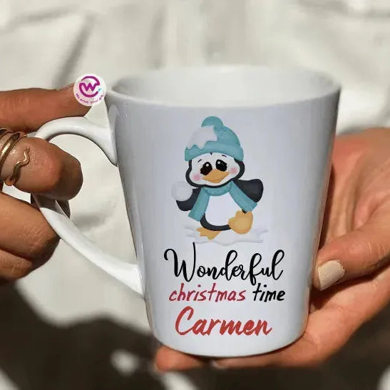 Personalized Mugs -Conical - Christmas Day - WE PRINT