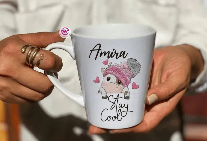 Personalized Mugs -Conical - Christmas Day - WE PRINT