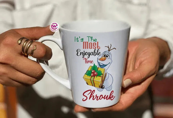 Personalized Mugs -Conical - Christmas Day - WE PRINT