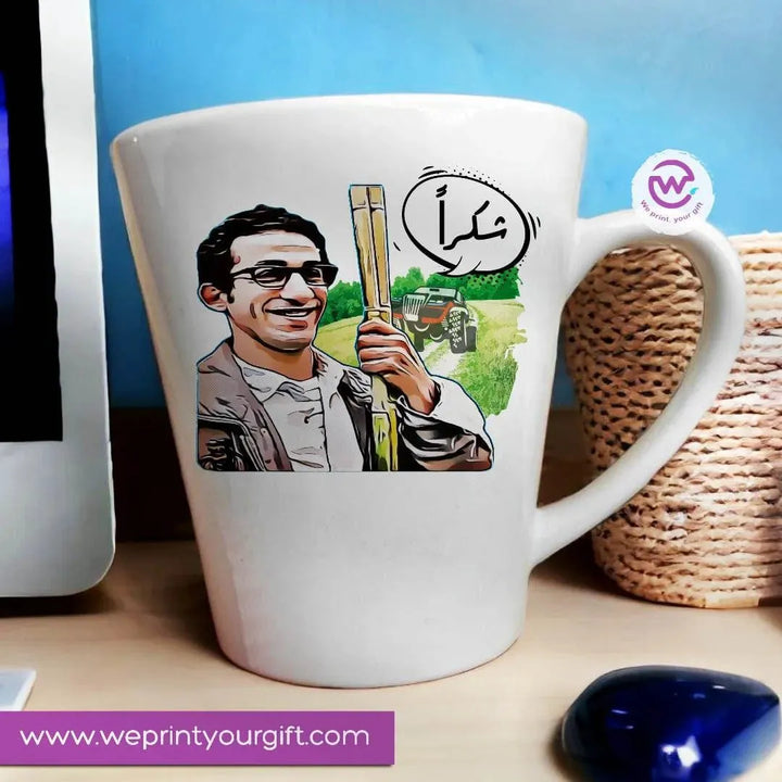 Personalized Mugs-Conical- Comic-A - WE PRINT