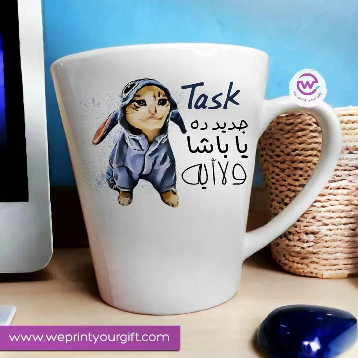 Personalized Mugs-Conical- Comic-A - WE PRINT