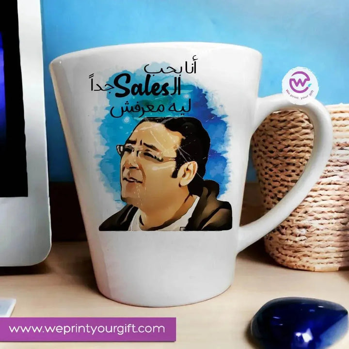 Personalized Mugs-Conical- Comic-A - WE PRINT