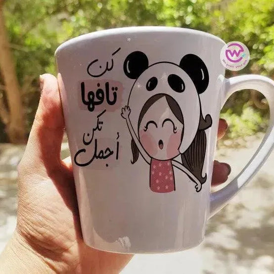 Personalized Mugs -Conical -Comic-C - WE PRINT