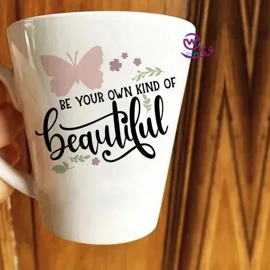 Personalized Mugs -Conical -Inspirational quotes-A - WE PRINT