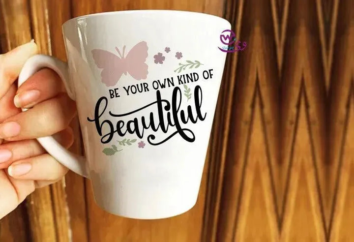 Personalized Mugs -Conical -Inspirational quotes-A - WE PRINT