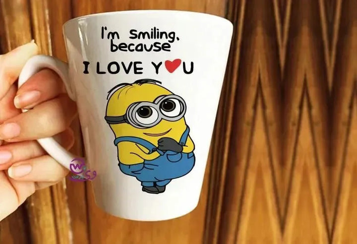 Personalized Mugs -Conical -Minions - WE PRINT