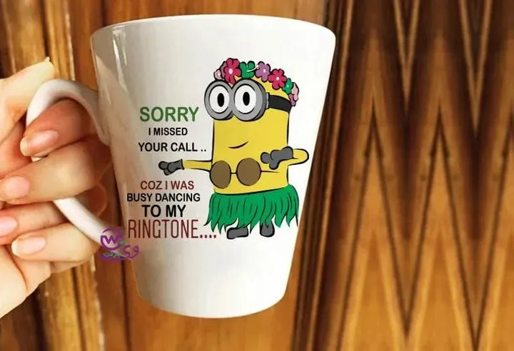 Personalized Mugs -Conical -Minions - WE PRINT