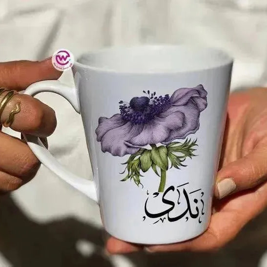 Personalized Mugs -Conical - Names -A - WE PRINT