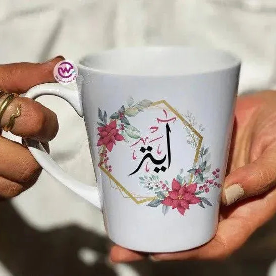 Personalized Mugs -Conical - Names -B - WE PRINT