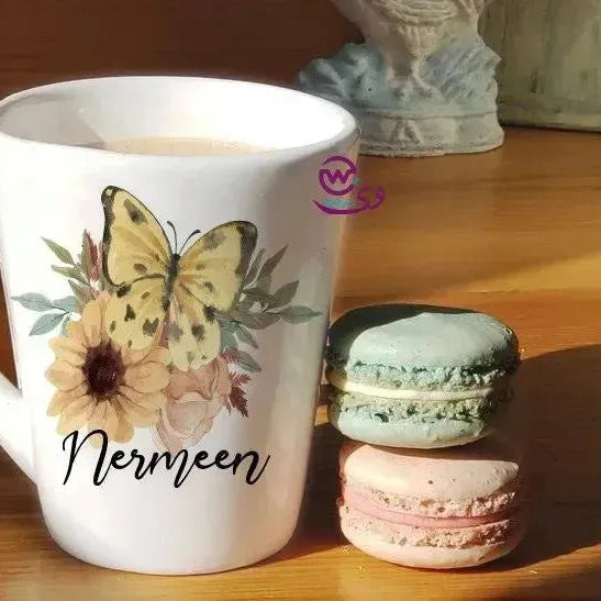 Personalized Mugs -Conical - Names -C - WE PRINT