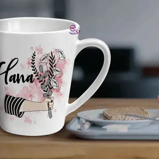 Personalized Mugs -Conical - Names -D - WE PRINT