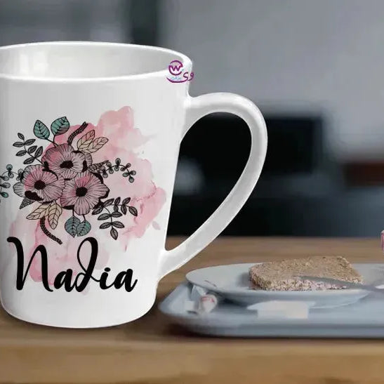 Personalized Mugs -Conical - Names -D - WE PRINT