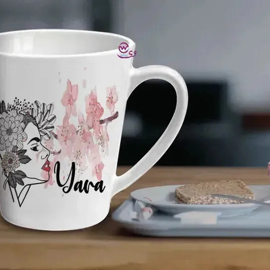 Personalized Mugs -Conical - Names -D - WE PRINT