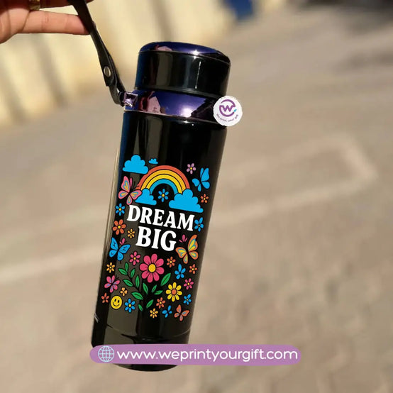 Thermal Bottle Stainless Steel with Infuser – 800ml | Motivational Doodle Design - WE PRINT