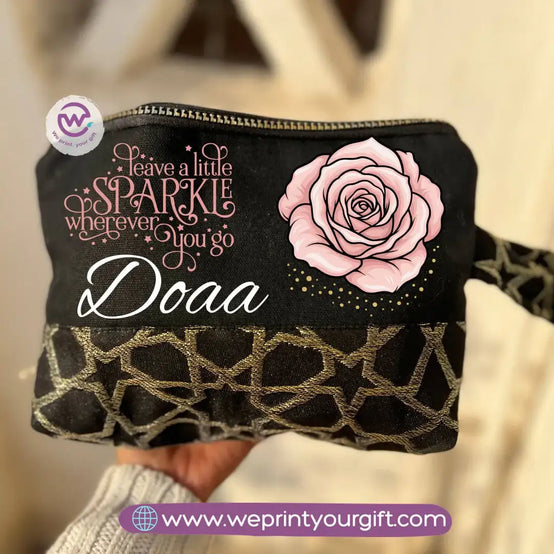 Pencil Case with Islamic Patterns & Tassels | Motivational Digital Art Designs – 17 × 23 cm - WE PRINT