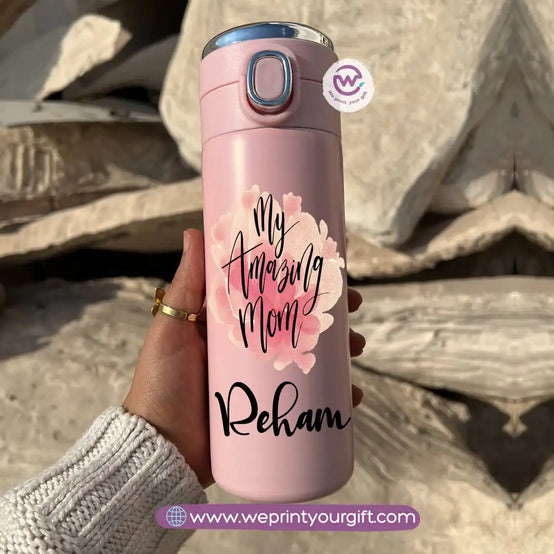 Stainless Steel Thermal Mug with Digital Temperature Display – 420ml Mother’s Day Designs - WE PRINT