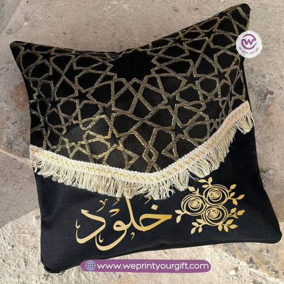 Islamic Pattern Cushion – 40 × 40 cm - Customization Options - WE PRINT