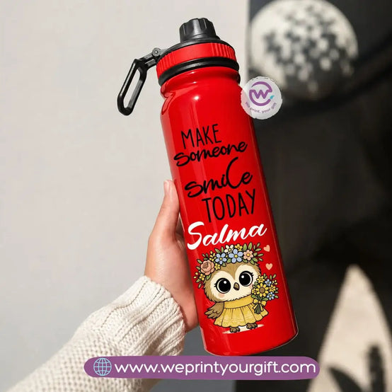 Sports Thermal Bottle with Cute Owl Designs – 800 ml & 1000 ml