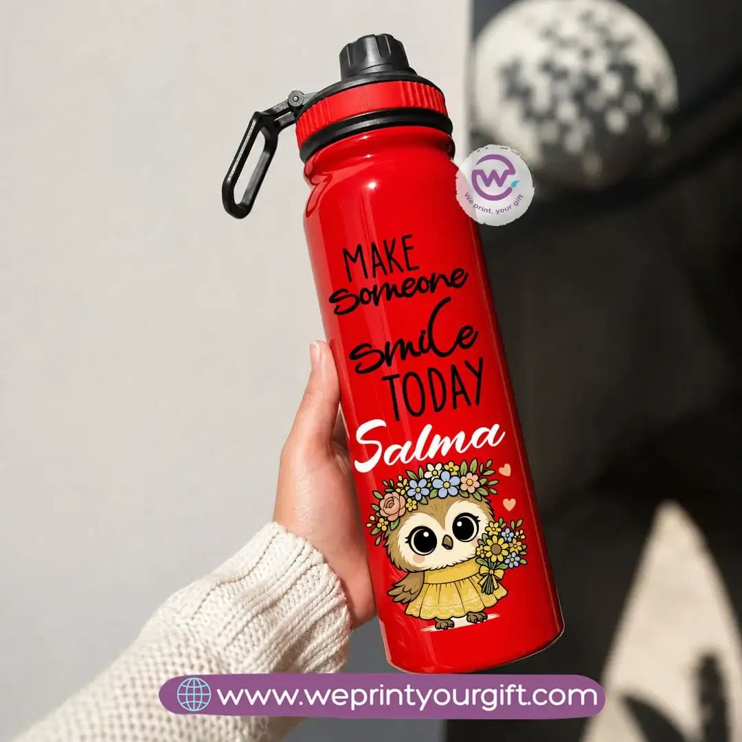 Sports Thermal Bottle with Cute Owl Designs – 800 ml & 1000 ml