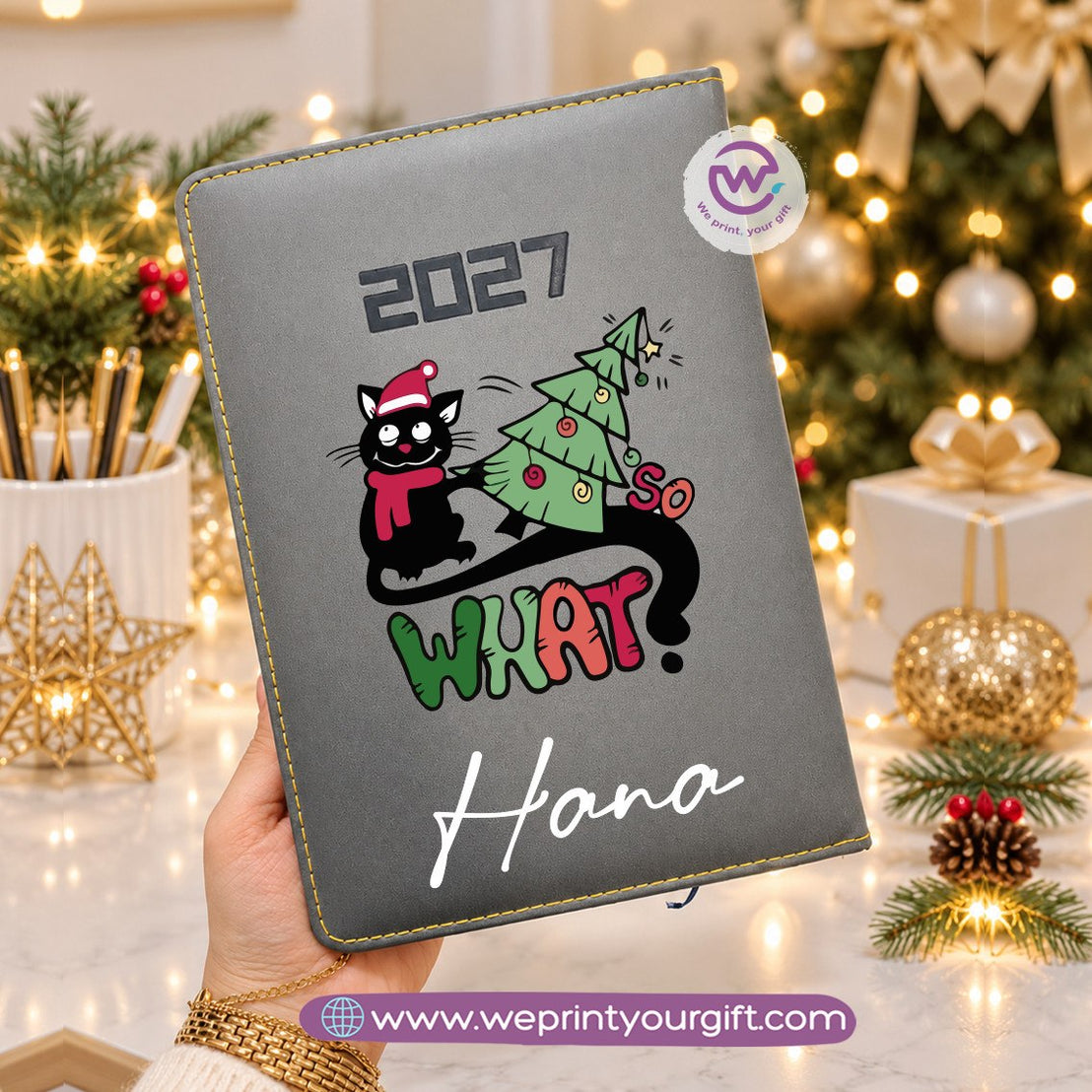 Christmas Magic 2027 Daily Agenda – Personalized Holiday Diary & Yearly Organizer