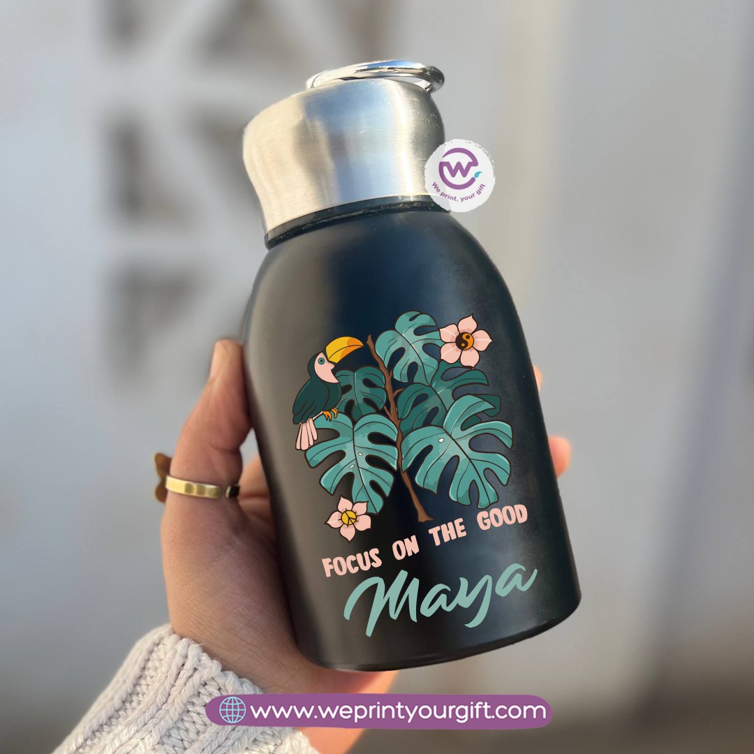 Mini Thermal Coffee Mug – 300ml | 304 Stainless Steel | Retro Motivational Designs