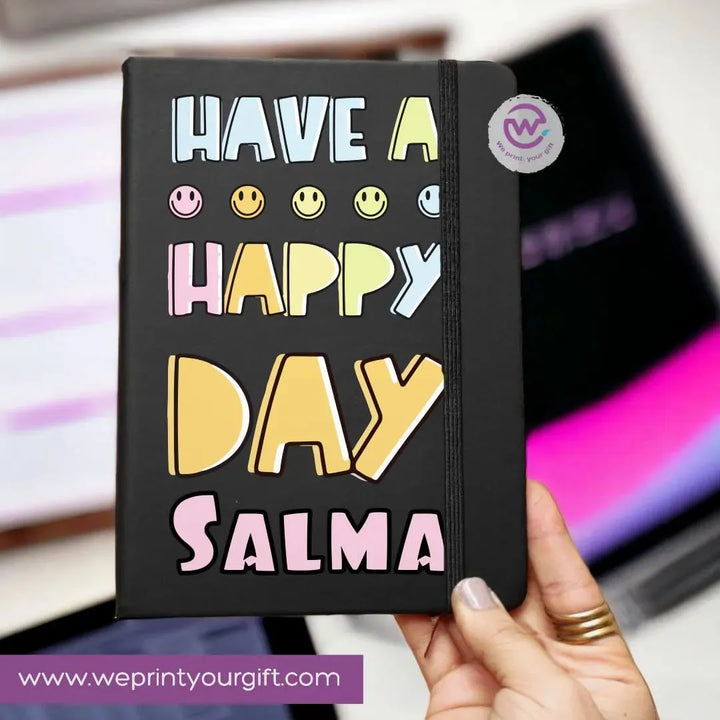 Notebook with Elastic Band - motivational - WE PRINT