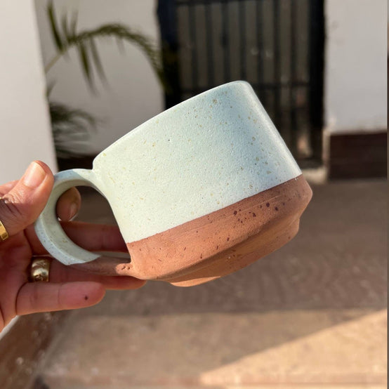 The Earth Pottery Mug – Handmade | 300 ml -Customization Options