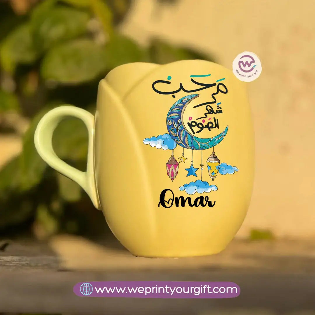 Tulip Flower Mug – 300 ml | Ramadan Design - WE PRINT