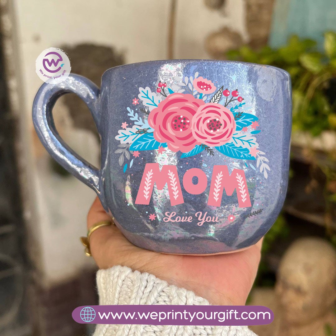 Pearl Touch Pottery Handmade Mug – 350 ml | Mother’s Day Designs