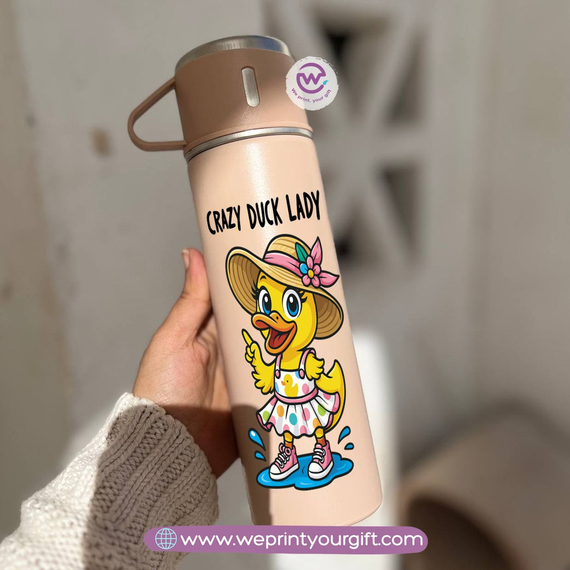 Summer & Beach Thermal Flask Set – 500ml