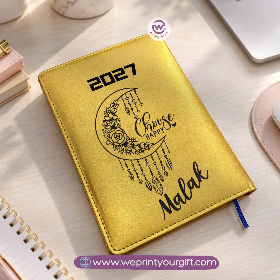 Encouraging Quotes & One Line Art 2027 Daily Planner – Personalized Agenda with Minimalist Artistic Designs
