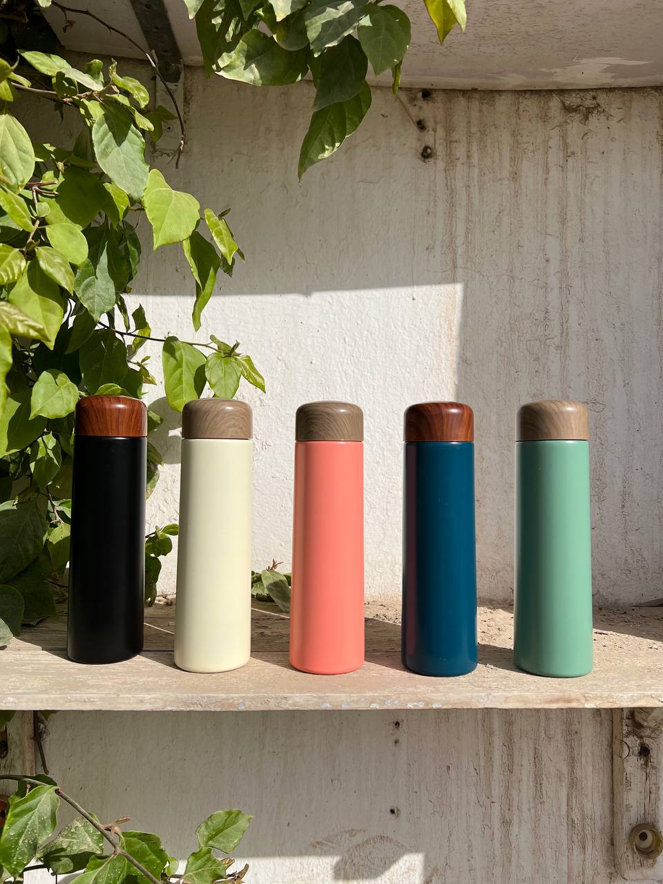 Mini Thermal Coffee Mug – (150ml & 250ml) | Wooden Lid - Customization Options